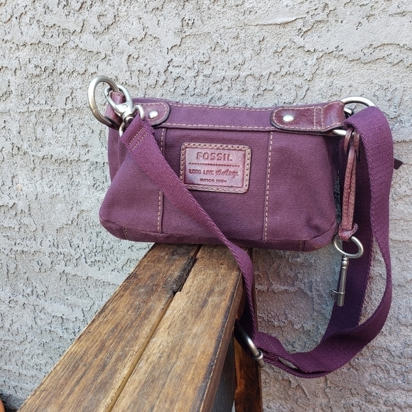 REAR Vintage Fossil long live Fannyβ pack - Picture 2 of 13
